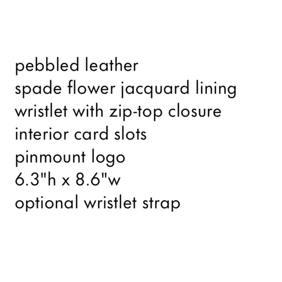 🆕 NWT Kate Spade Large Red Pebbled Leather Wristlet - Picture 8 of 8